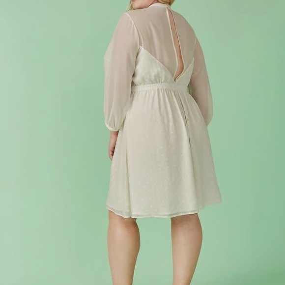 Sheerly Blessed In Bliss Fit and Flare Dress - Picture 3 of 3